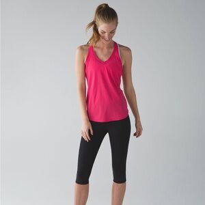Lululemon Fast Lane Singlet Racerback Tank Top. Size: 4. Boom Juice.